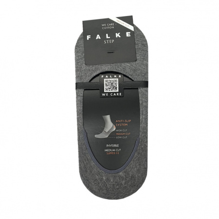 FALKE 12498Step Medium р.41-42 сер подследники премиум класса в бутиках Monte Rosso