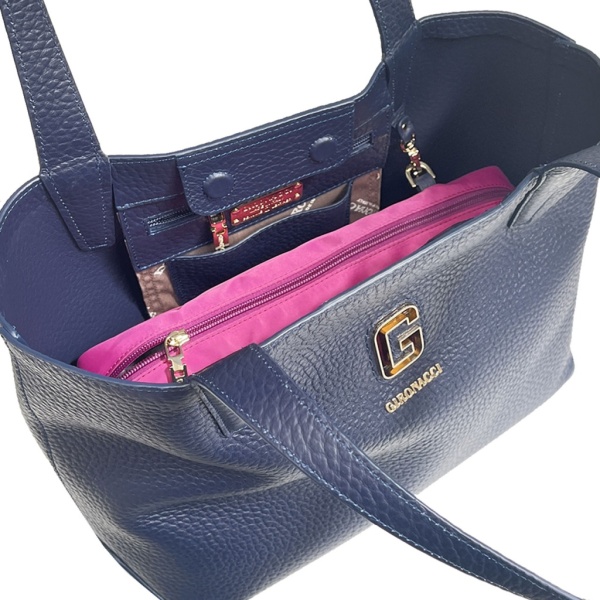 GIRONACCI PELLETTERIE 3421_VEL NAVY премиум класса в бутиках Monte Rosso