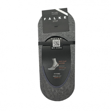 FALKE 12498Step Medium р.45-46 сер подследники премиум класса в бутиках Monte Rosso
